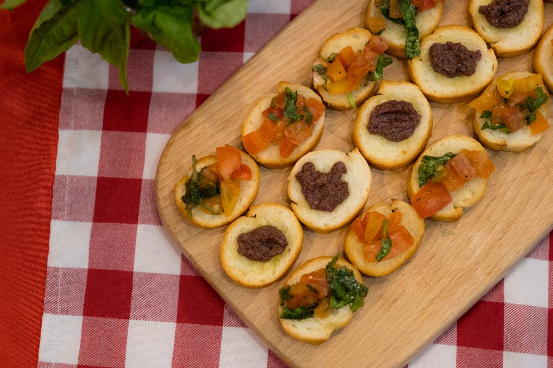 Bruschetta prepared by KTM youths